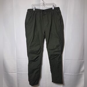 Relwen Off-Trail Wind Pant Hiking Green Men's Size XL Pull On Drawstring Utility